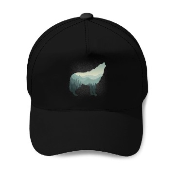 Discover Lone Wolf Survives The Mountain Baseball Caps