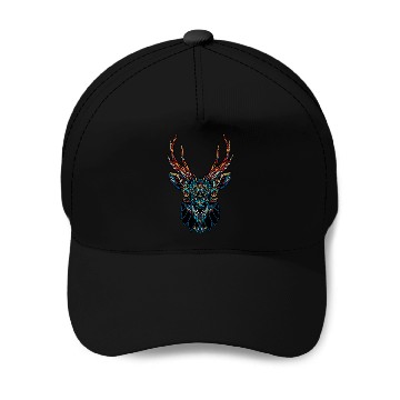 Discover Mandala Deer Baseball Caps