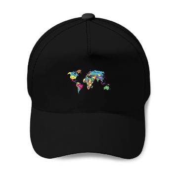 Discover Lgbt Pride Month Lgbtq World Map Baseball Caps