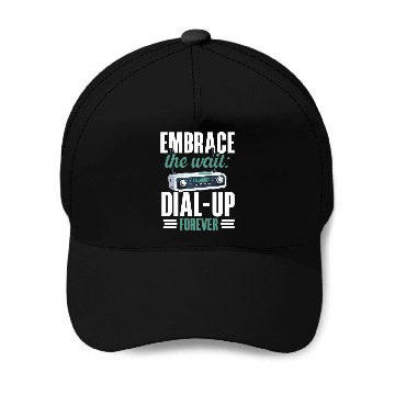 Discover Dial Up Internet Connection 90's Computer Jokes Baseball Caps