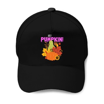 Discover Hey pumpkin halloween Baseball Caps
