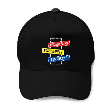 Discover Be Positive Baseball Caps