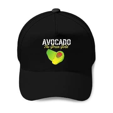 Discover Avocado The Green Gold Baseball Caps