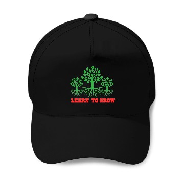 Discover Growth Tree Inspirational Design Baseball Caps