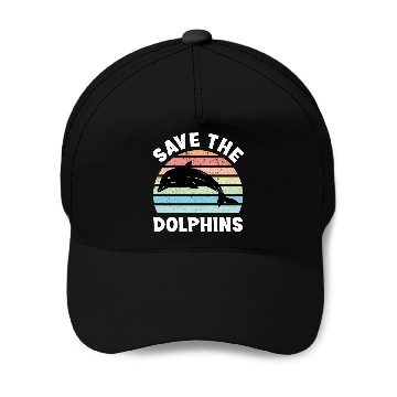 Discover Save The Dolphins Baseball Caps