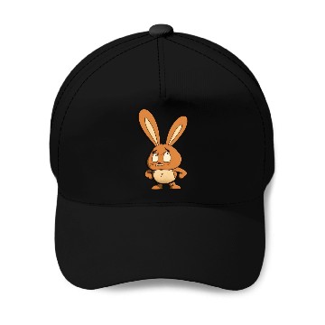 Discover angry bunny Baseball Caps