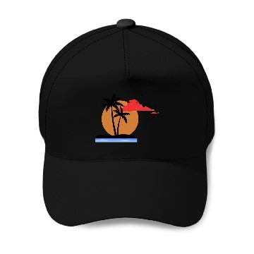 Discover sunset Baseball Caps