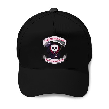 Discover People Are Avoiding Me Grim Reaper Baseball Caps
