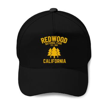 Discover Redwood National Park Baseball Caps