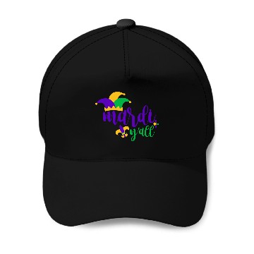 Discover Mardi Gras Y all Baseball Caps