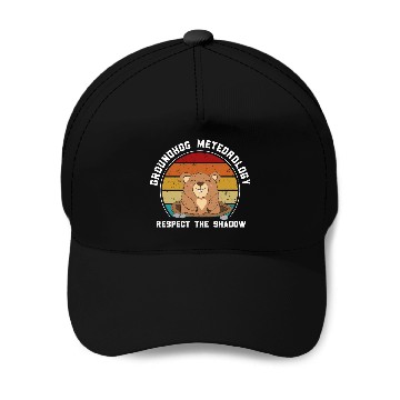 Discover Groundhog Meteorology Respect The Shadow Baseball Caps