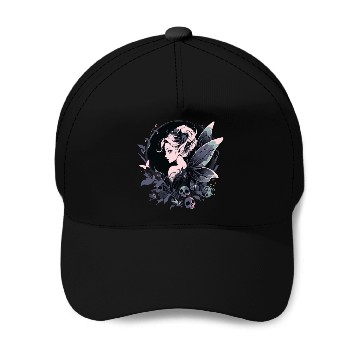 Discover Pastel Goth Dark Fairy Baseball Caps