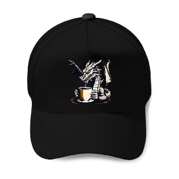 Discover Angry Dragon Coffee Baseball Caps