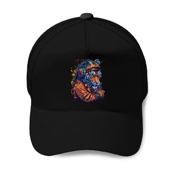 Discover splash tiger street Baseball Caps
