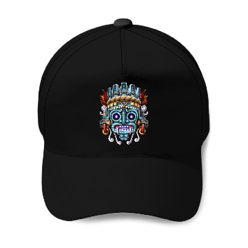 Discover Aztec God Tlaloc Baseball Caps