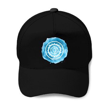 Discover Clear Expressions: Throat Chakra Artistry Baseball Caps