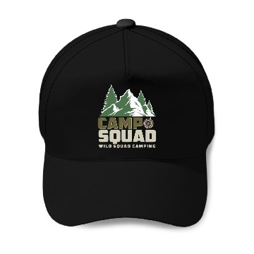 Discover WILD SQUAD CAMPING Baseball Caps