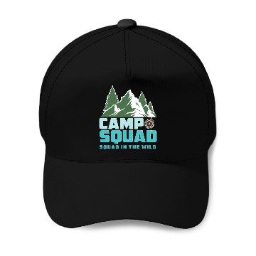 Discover CAMP SQUAD SQUAD IN THE WILD Baseball Caps