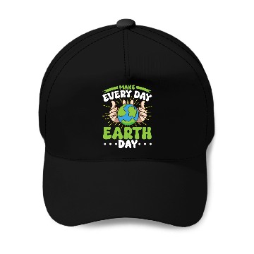Discover Climate Change Environmental Earth Day Planet Baseball Caps