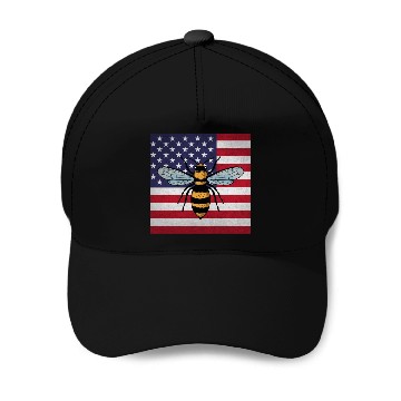 Discover Beekeeper Beekeeping Us Flag Baseball Caps
