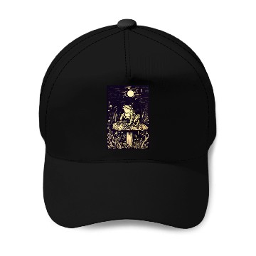 Discover Starry night frog Baseball Caps