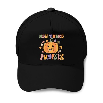 Discover Hey There pumpkin Baseball Caps