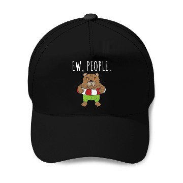 Discover Ew People Bear Distressed Baseball Caps