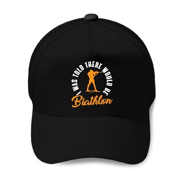 Discover Funny Biathlon Saying Baseball Caps