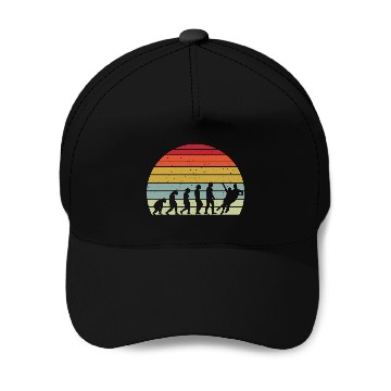 Discover Retro Ice Dancing Evolution Design Baseball Caps
