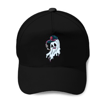 Discover Ghost with cap Baseball Caps