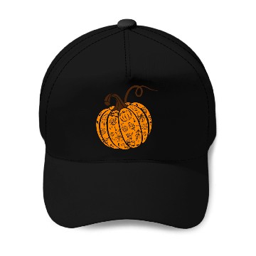 Discover Halloween, Pumpkin, Fall, Thanksgiving Baseball Caps