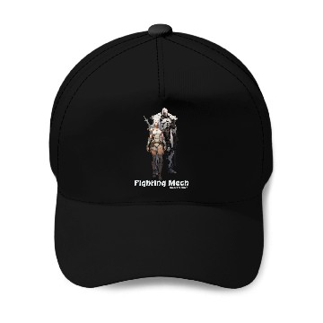 Discover Fighting Mech (Silver Unit) Baseball Caps