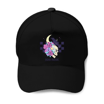 Discover "Dead Inside" Halloween Baseball Caps
