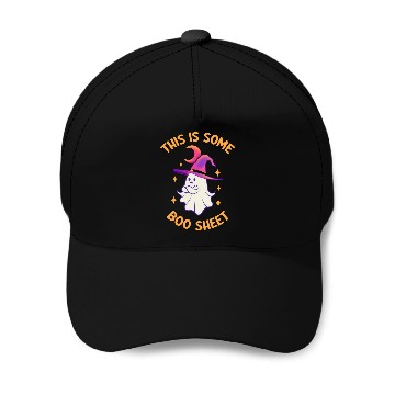 Discover This Is Some Boo Sheet Halloween Ghost Funny Baseball Caps