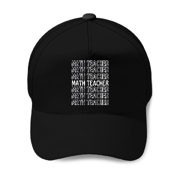 Discover Math teacher Baseball Caps