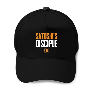 Discover Satoshi's Disciple Bitcoin Logo Baseball Caps