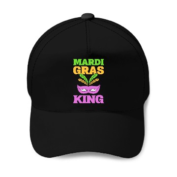 Discover Mardi Gras King Street Dancer Baseball Caps