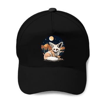 Discover Fennec Fox Baseball Caps