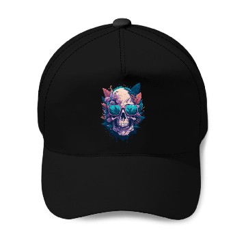 Discover Floral Skull | C09 Baseball Caps