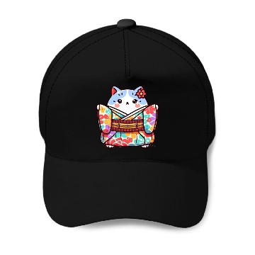 Discover Japanese cat or Neko Baseball Caps