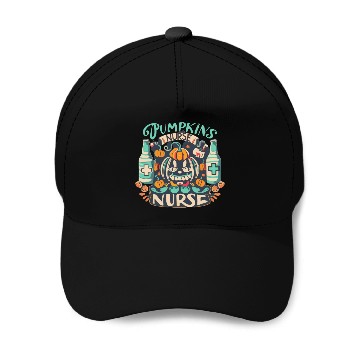Discover Pumpkin Nurse Baseball Caps