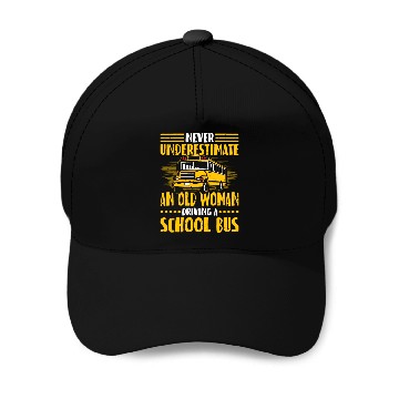Discover School Bus Driver Baseball Caps