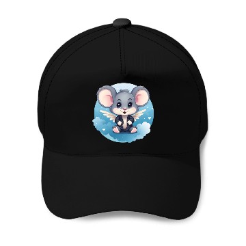 Discover Mouse Angel Wings Rat Baseball Caps