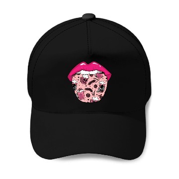 Discover Alcohol Drinking Drinker Tongue Baseball Caps