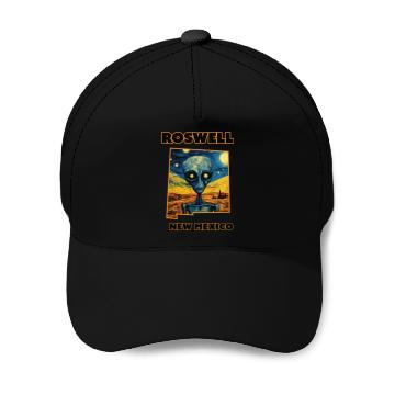 Discover Roswell New Mexico - Alien Baseball Caps