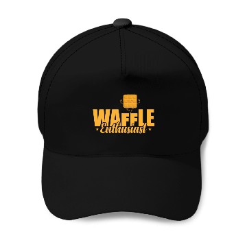 Discover Waffle Enthusiast Snack Pastry Baker Baseball Caps