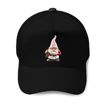 Discover garden gnome christmas tree Baseball Caps