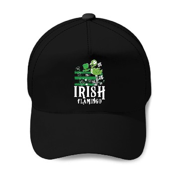 Discover Irish flamingo Baseball Caps