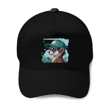 Discover Cool Racoon Baseball Caps