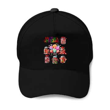 Discover Merry Christmas Sweet Candy Canes Baseball Caps
